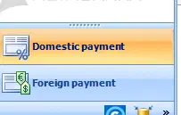 Переключатель между счетами