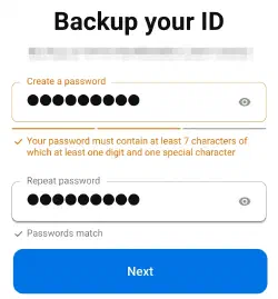 Вводим пароль