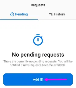 Нажимаем Add ID