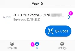 Выбор аккаунта